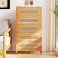 5 Drawer Rattan Wood Dresser Q478