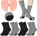 10 Pairs Split Toe Socks with Cushioning G42548
