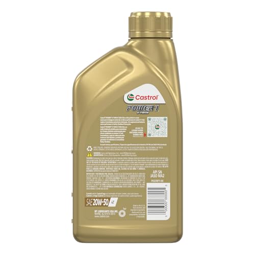 10W-50 Full Synthetic Motorcycle Oil, 1 Quart, Pack of 6 X85331