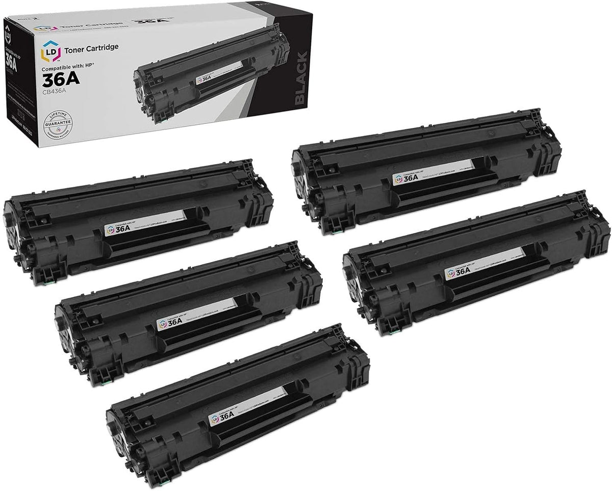 Compatible Toner Cartridge Replacement (Black, 5-Pack) G593579
