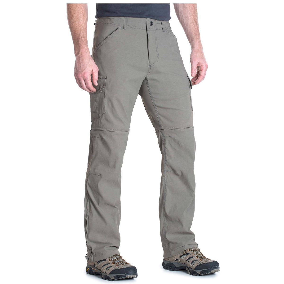 Khaki Cargo Convertible Pants K3736