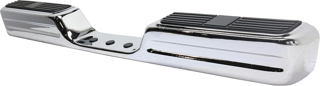 Chrome Step Bumper Face Bar with Step Pad L96073