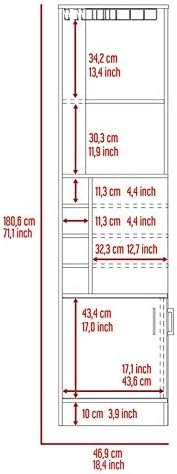 Black Corner Bar Cabinet A9772