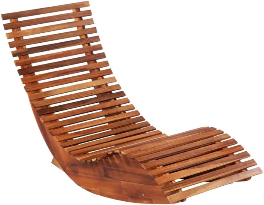 Wood Weather-Resistant Outdoor Chaise Lounge B605
