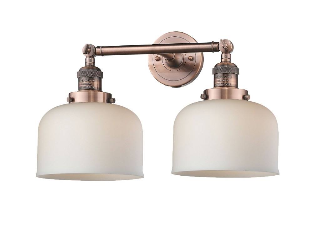 2 Light Bath Vanity Light Antique Brass R830148