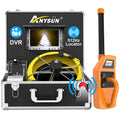 100ft IP68 Waterproof Sewer Inspection Camera with 512Hz Sonde and 7 LCD Monitor K670