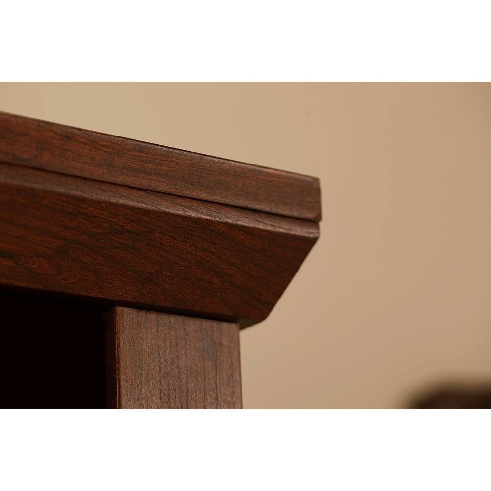 White Oak 5 Shelf Bookcase Set of 2 J54153