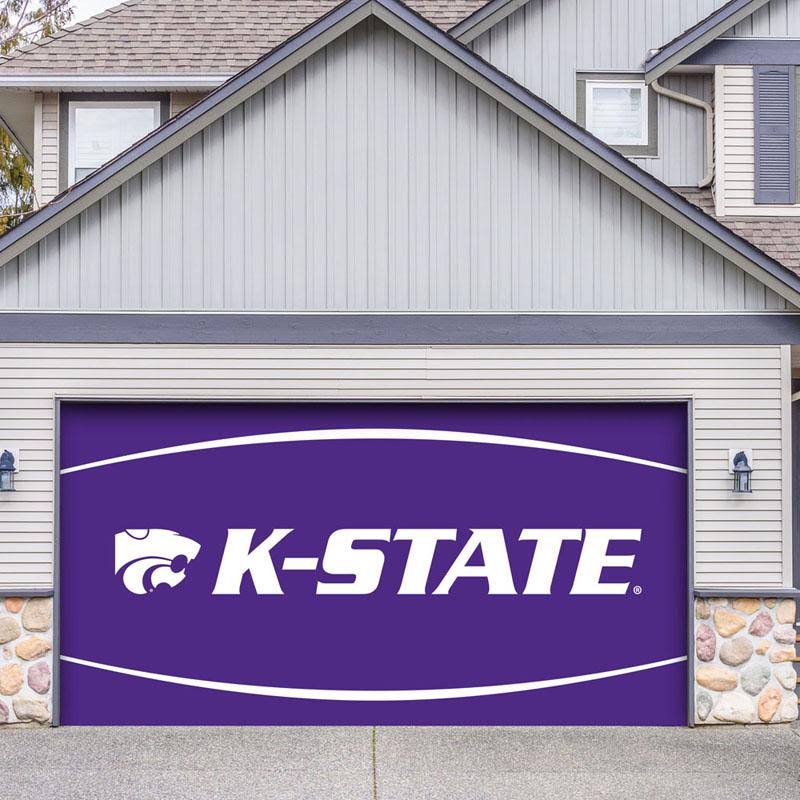 7 x 16 ft. NCAA Double Garage Door Decor T98382