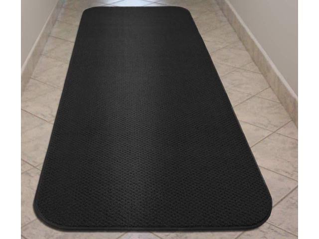 Skid-Resistant Carpet Runner Black 14 ft. x 48 in. I62512