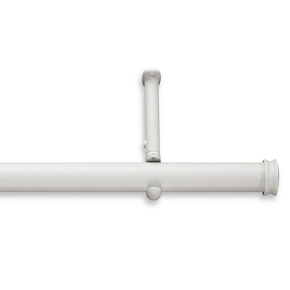 Satin White Drapery Rod E720