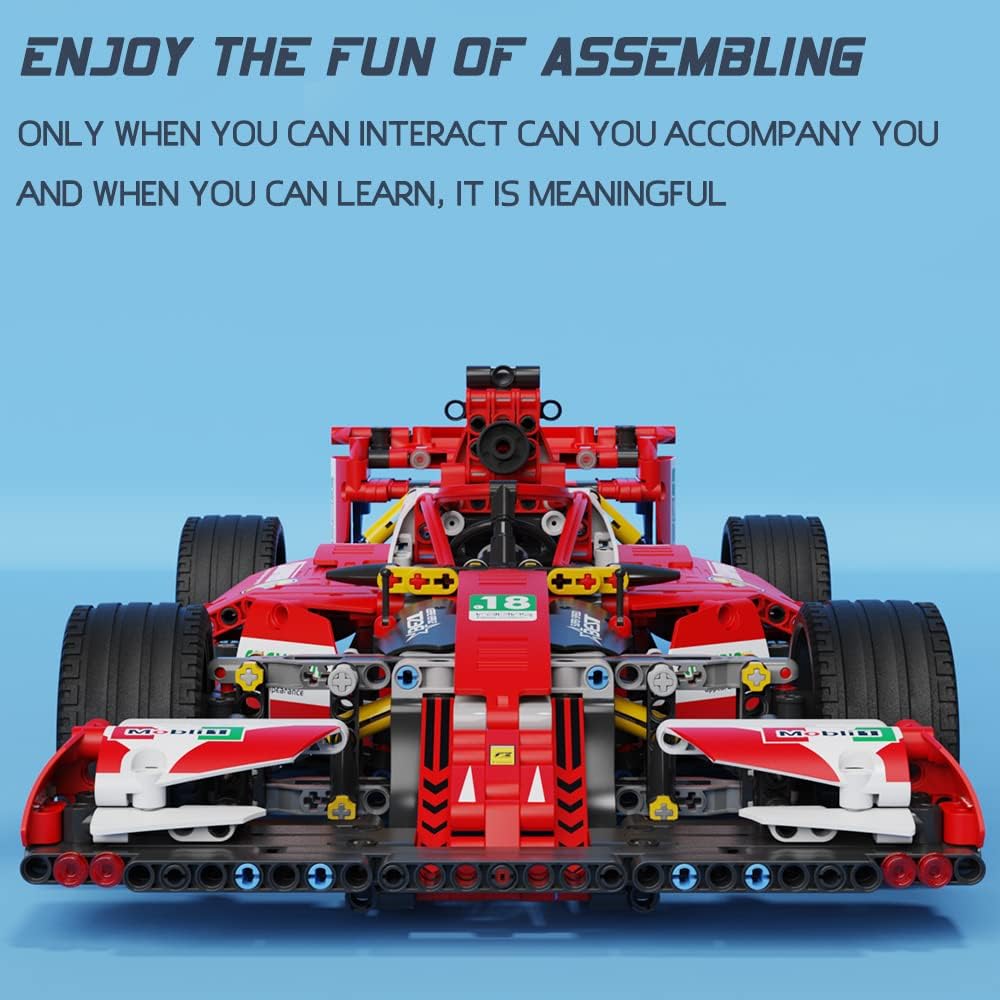 1:8 Scale Car Building Blocks Set 1308 Pieces Pack of 2 B9361