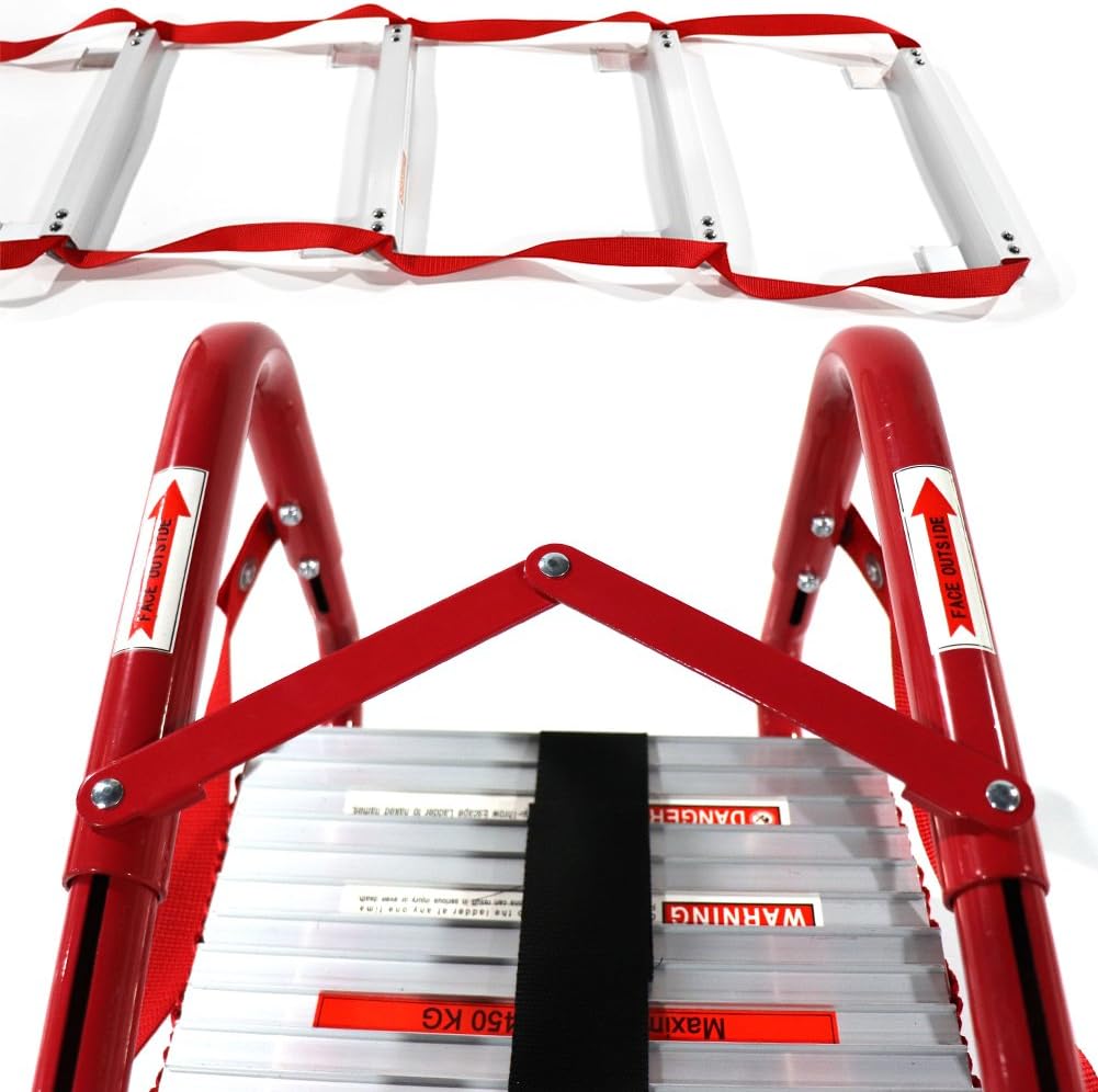 Portable Safety Ladder with Anti-Slip Rungs T906