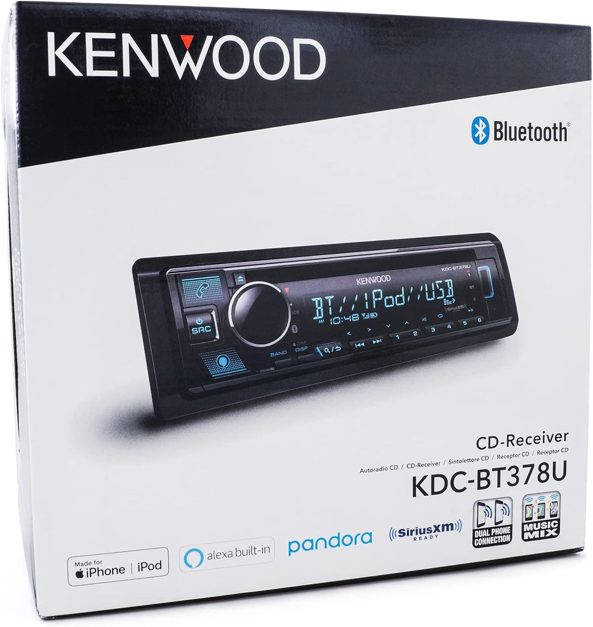 CD Car Stereo Receiver with Bluetooth C535426