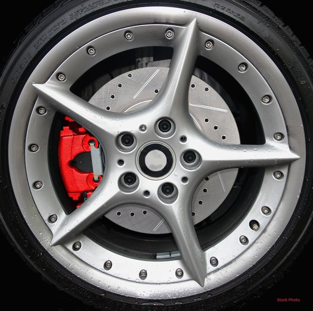 Red Coated Calipers and Hardware Brake Kit L58115