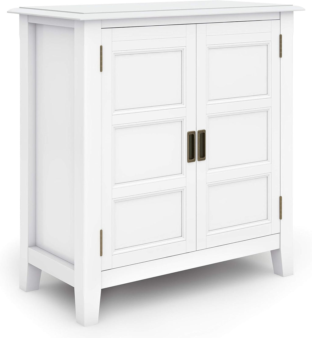 30 inch Wide Mahogany Brown Storage Cabinet with 2 Doors C9098