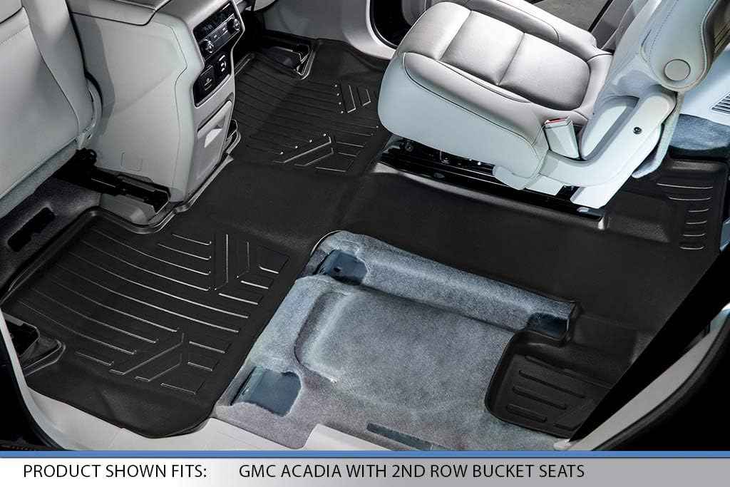 Custom Fit Floor Mats 3 Row Liner Set Black K491