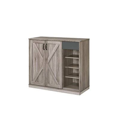 Rustic Gray Oak Cabinet S188