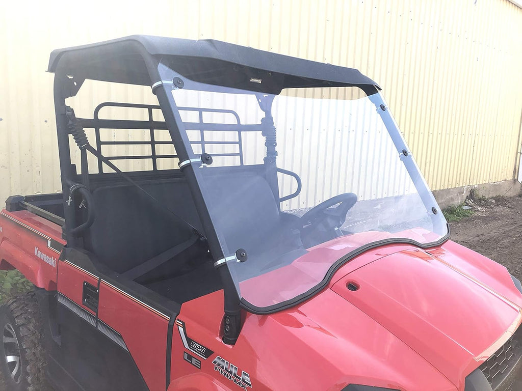 Kawasaki Mule Pro MX Scratch Resistant Polycarbonate Full Windshield Q3089