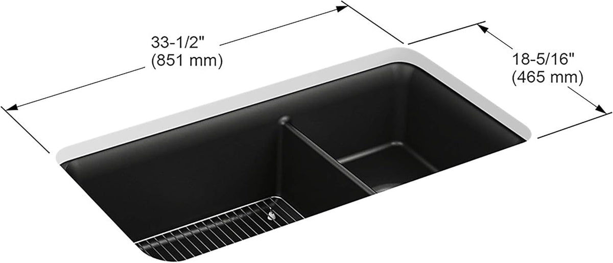 Matte Black 36 Minimum Base Cabinet Width O6499