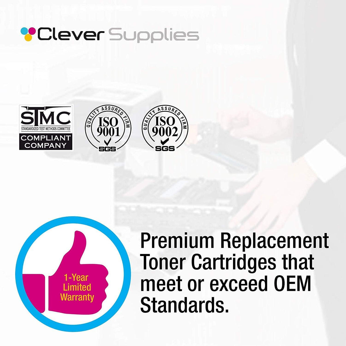Compatible Black Cyan Yellow Magenta Toner Cartridge 5 Color Set E768
