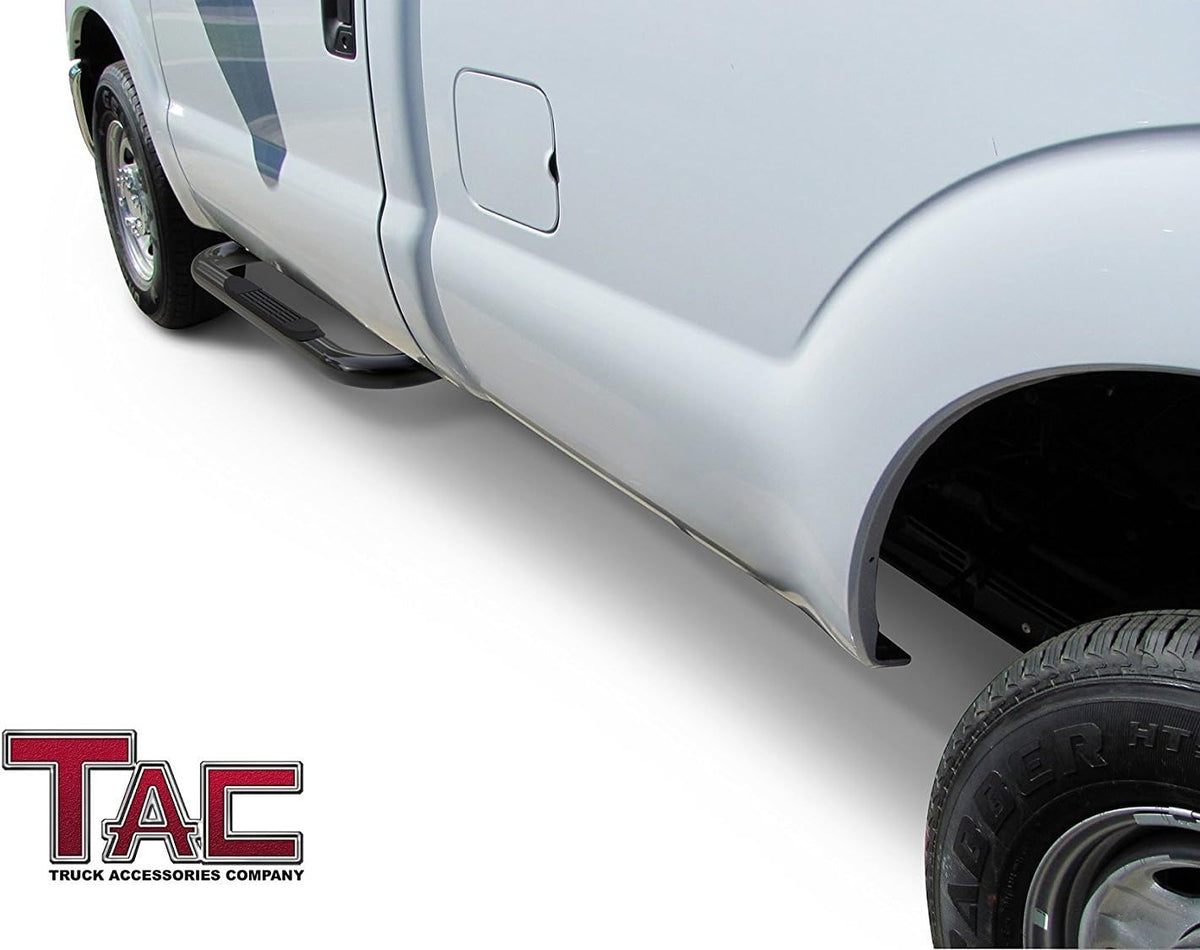 Black Side Steps Nerf Bars Running Boards (2 Pieces) D652323