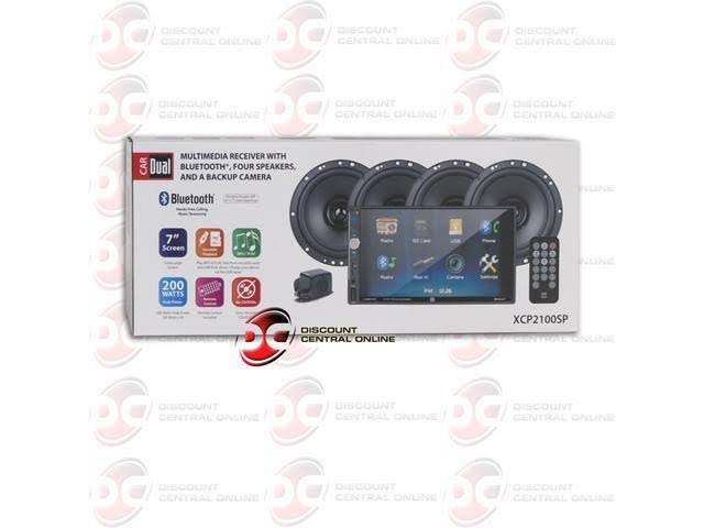 7x22 Digital Media Car Stereo with Back Up Camera and 6.5x22 Speakers Q52401