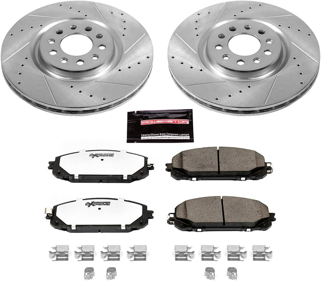 Front Z36 Truck & Tow Carbon Fiber Ceramic Brake Kit O782