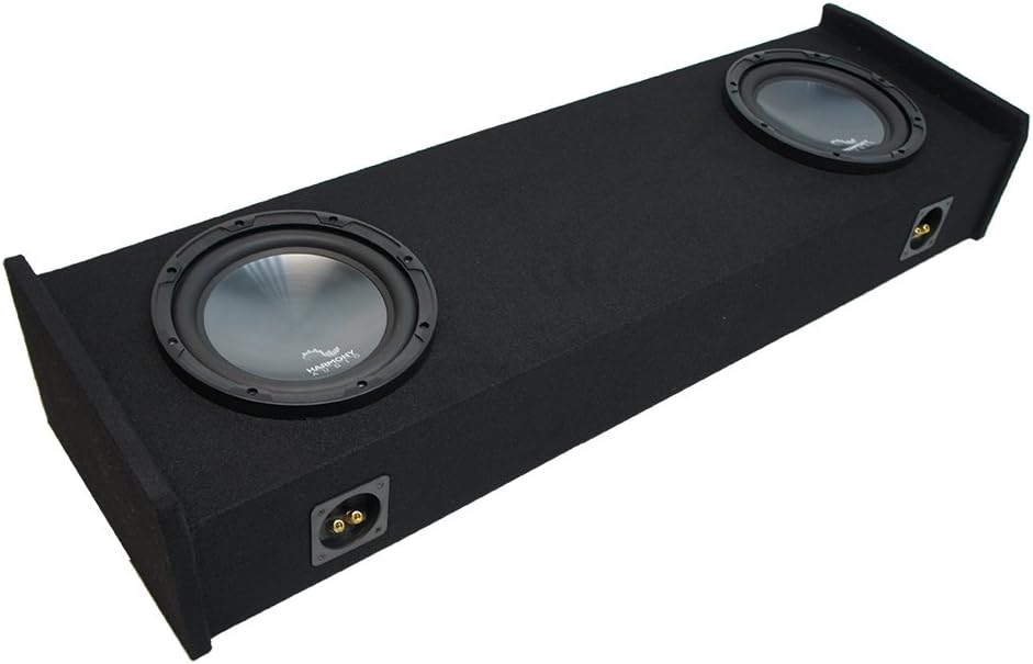 Compatible with Ford F-150 Super Cab Truck 1997-1999 Dual 10 Sub Box Enclosure A521282