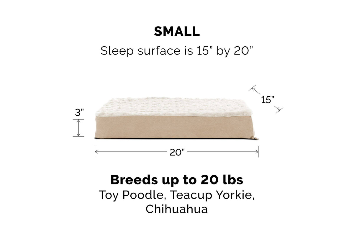 Memory Foam Plush Pet Bed A29922