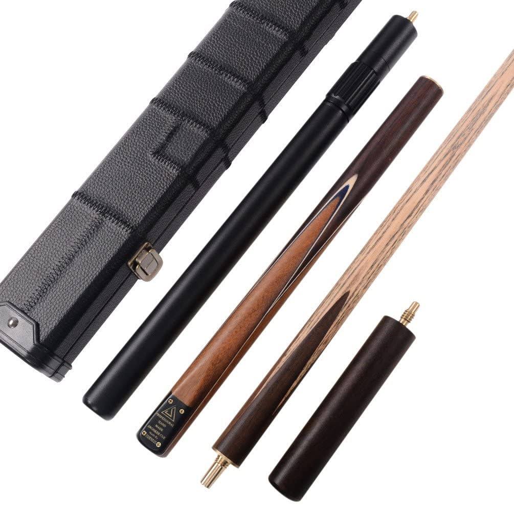 Handmade 57 Rosewood 3/4 Piece Snooker Cue with Black Case and Extension D544438