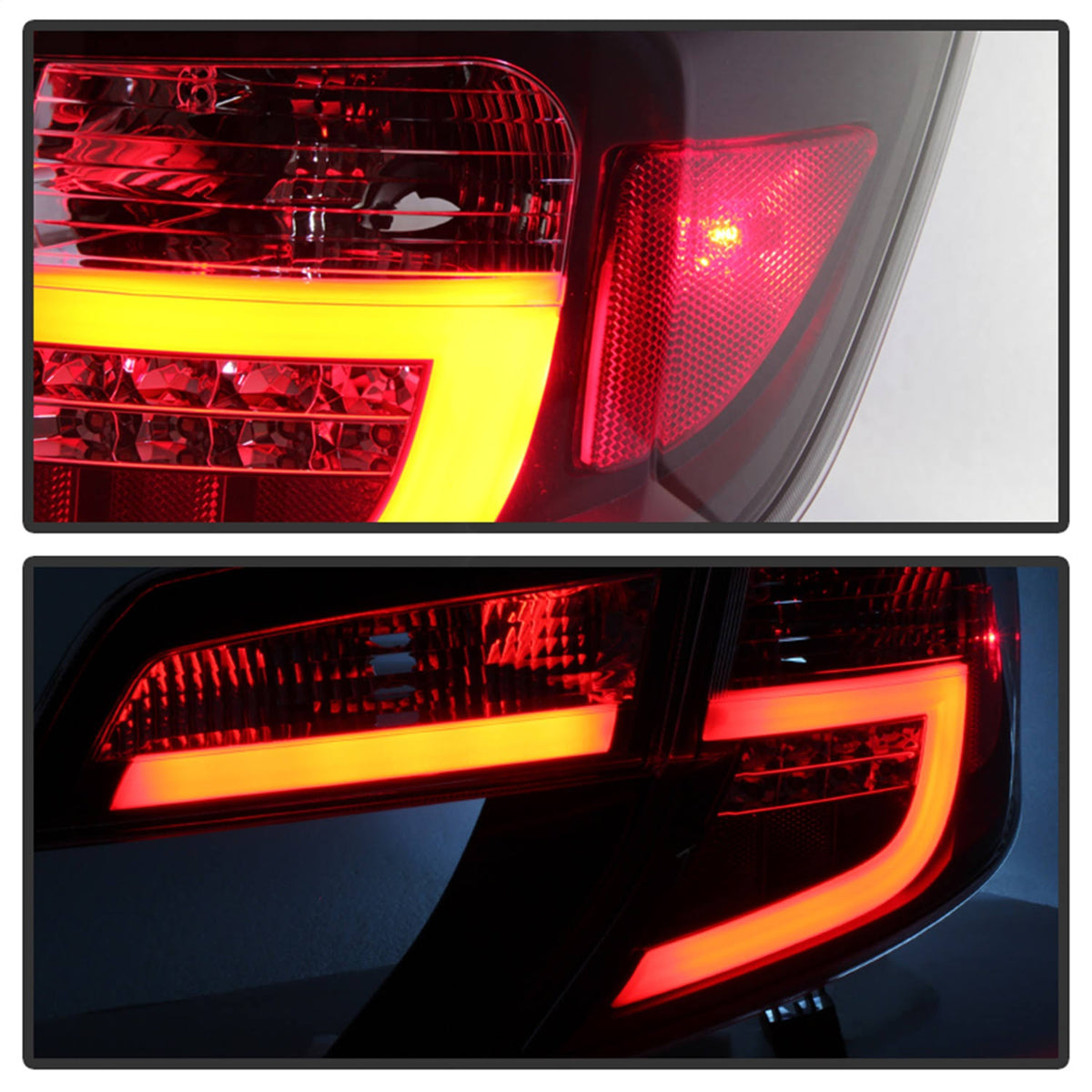 Black LED Tail Lights B7551