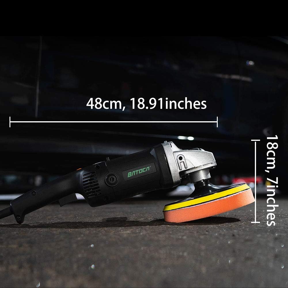 7 Inch 1200W Variable Speed Rotary Car Polisher M52012