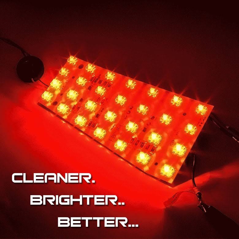 Black LED Tail Lights B7551