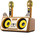Portable Cat Karaoke Machine with 2 Wireless Microphones O619572