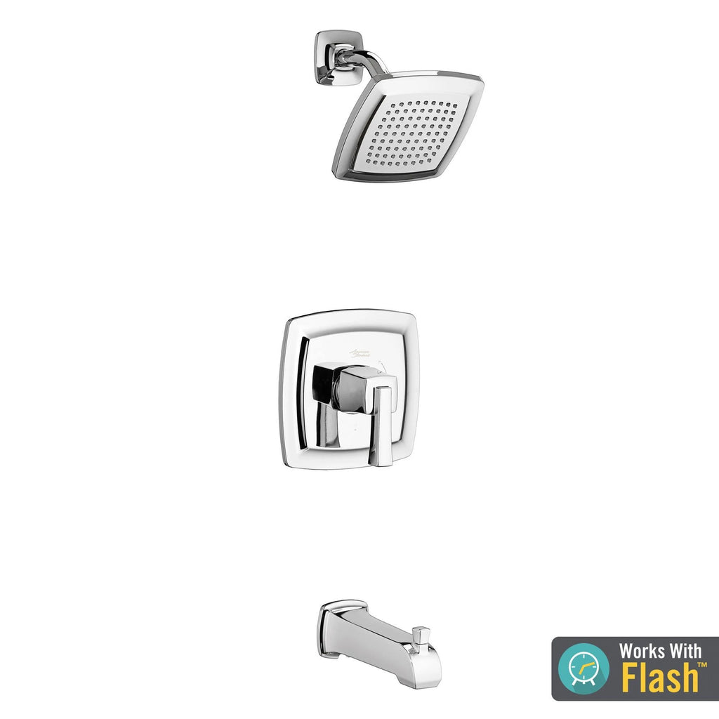 Tub and Shower Trim Kit with Cartridge Polished Nickel Y41957