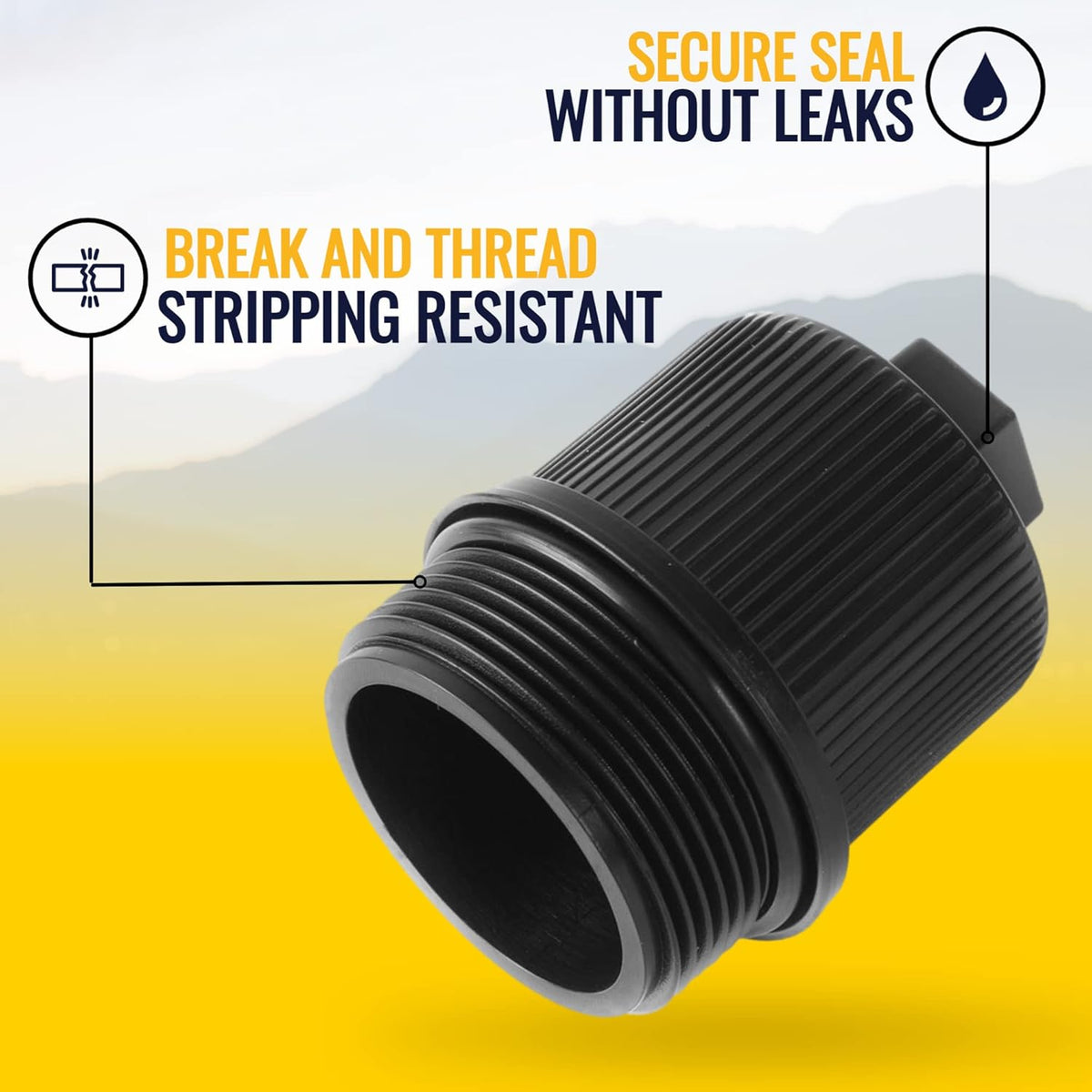 2-Pack Drain Plug Cap Assembly with O-Ring L299