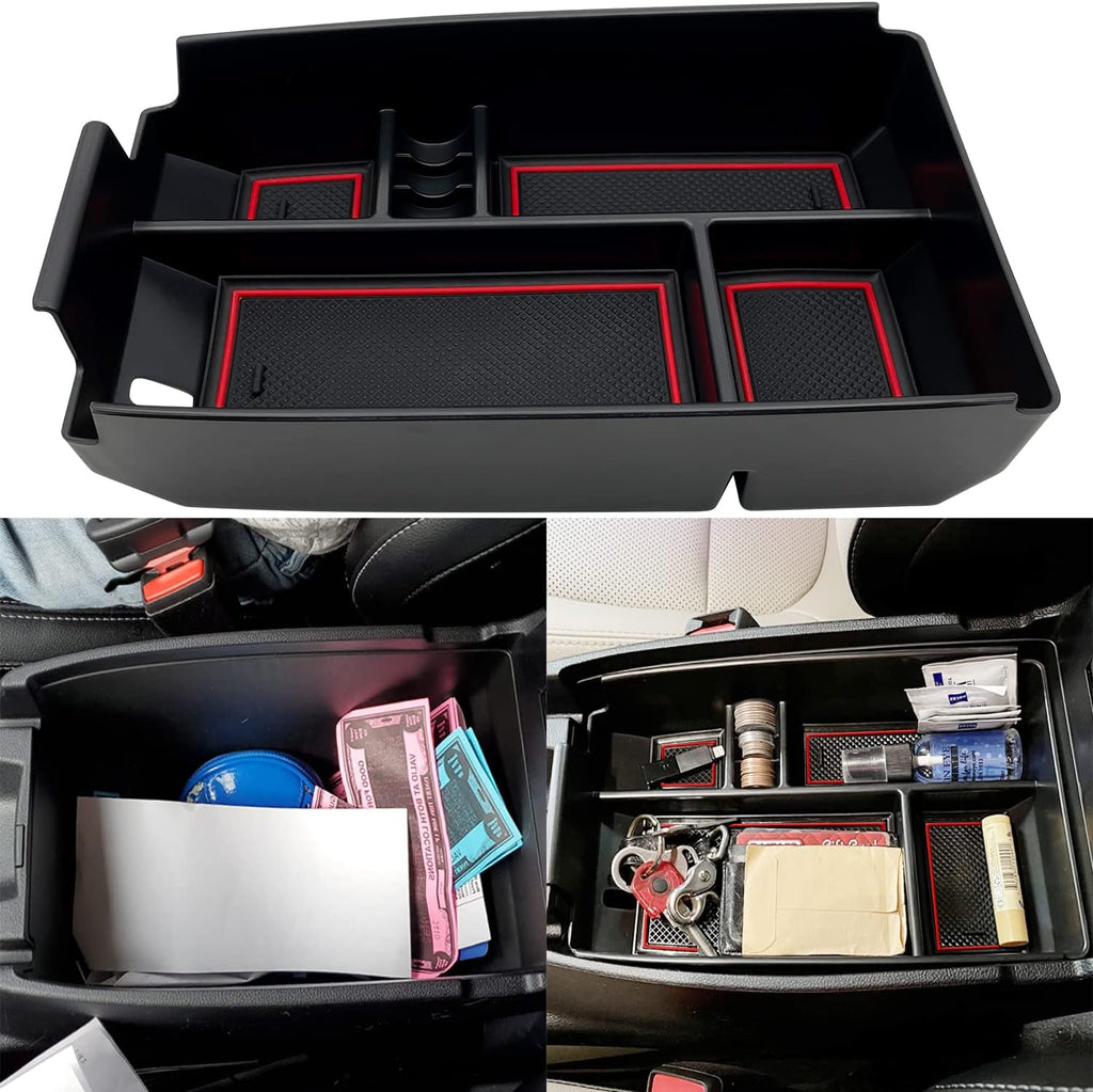 Black Center Console Tray Organizer A783
