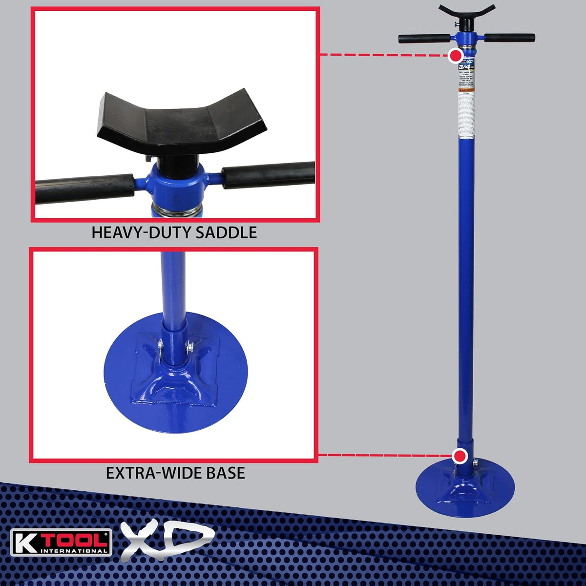 Utility Underhoist Support Stand 3/4 Ton Capacity V120