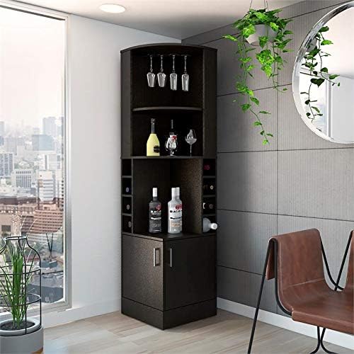 Black Corner Bar Cabinet A9772