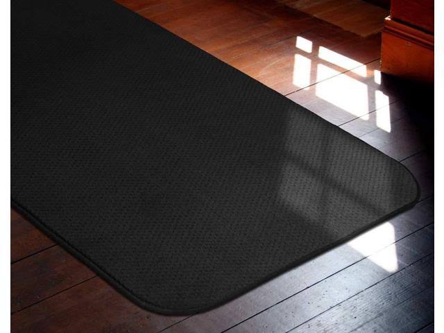 Skid-Resistant Carpet Runner Black 14 ft. x 48 in. I62512