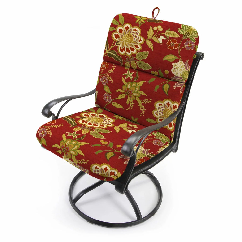 22 x 45 in. Rectangular Outdoor Chair Cushion with Ties H192