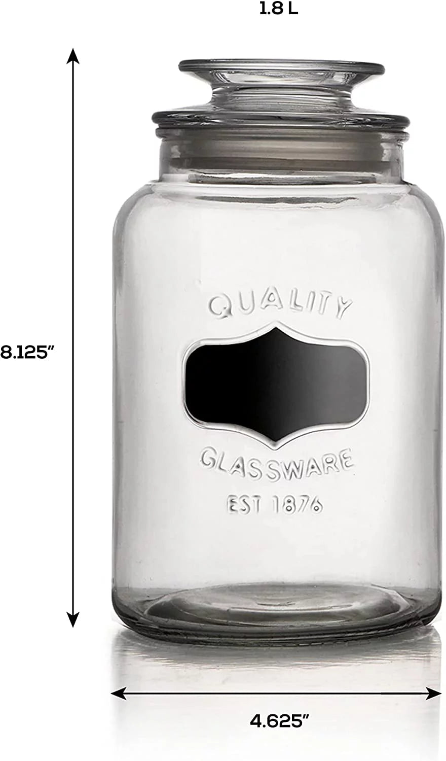 Clear Glass Food Storage Containers Set of 3 J42297