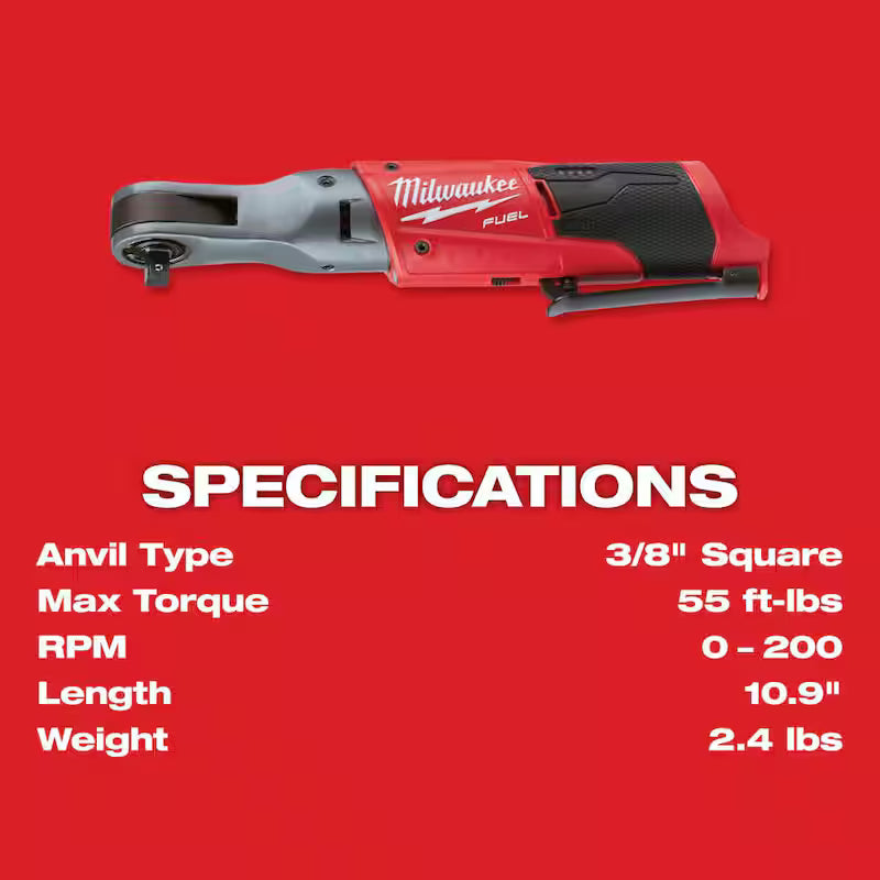 18V Brushless Cordless 3/8 in. Impact Wrench & Ratchet H650270