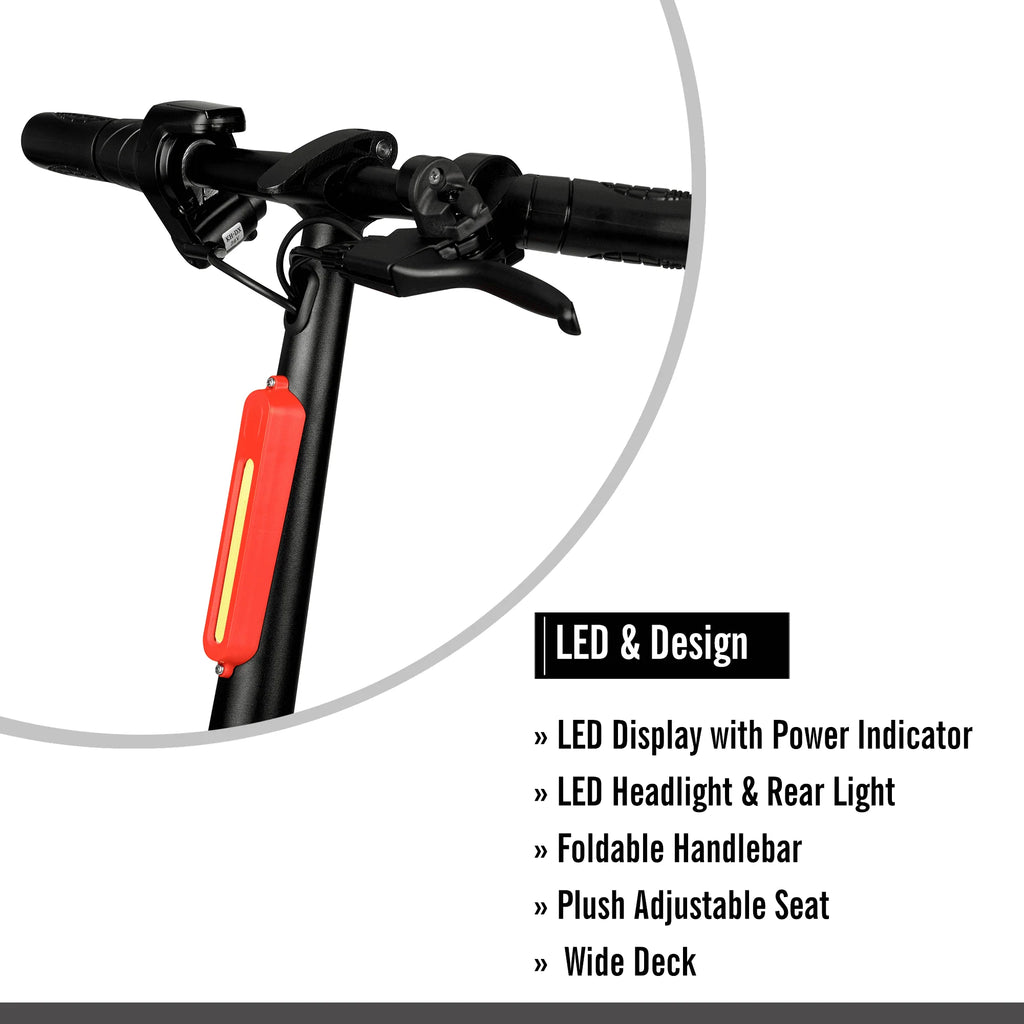 36V 250W Seated Electric Scooter with Basket D281