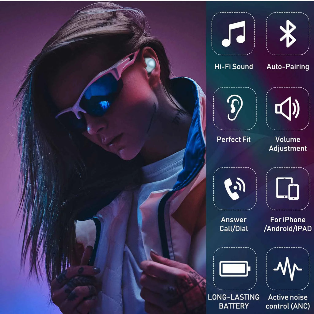 Blue True Wireless Earbuds with Charging Case Q79874