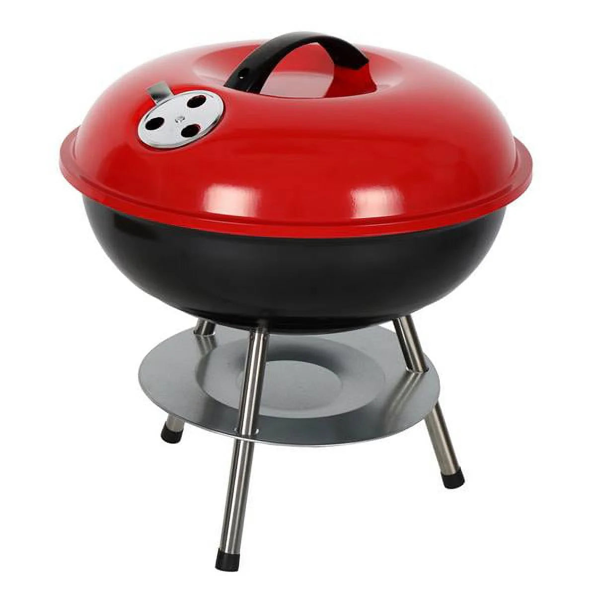 14-Inch Portable Charcoal Grill with Lid H23531