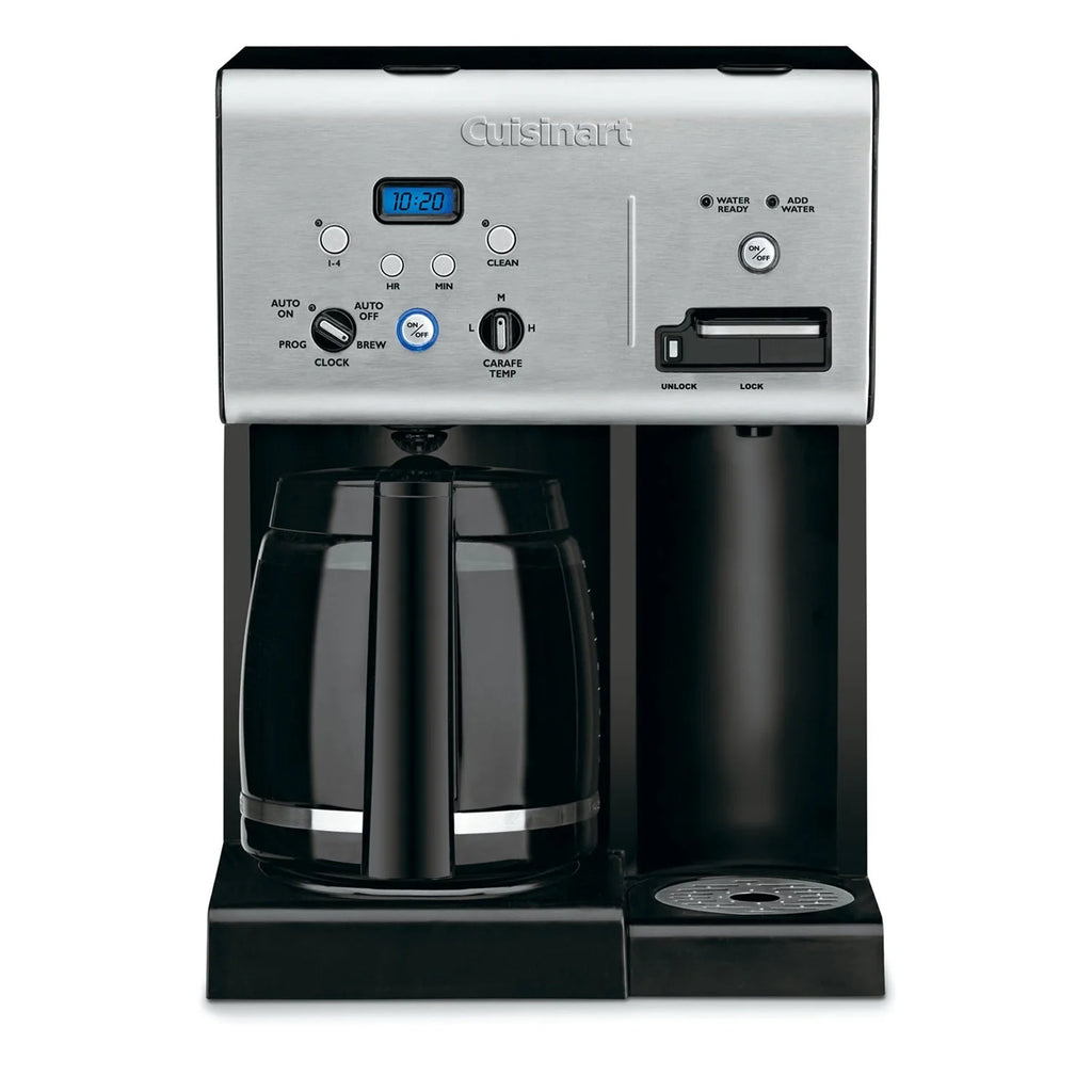 12-Cup Programmable Coffeemaker with Hot Water System, Black Stainless S1233