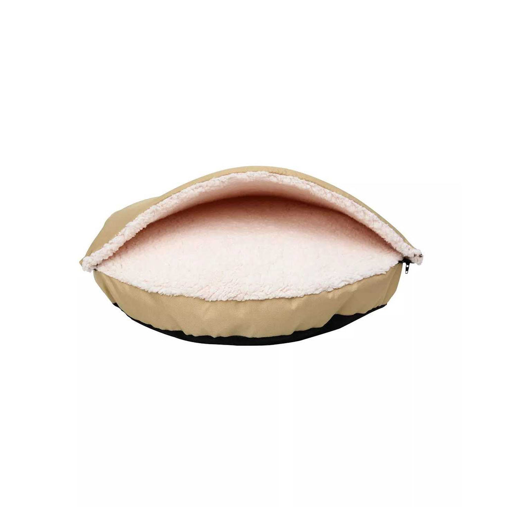 Oxford Sherpa Pet Cave and Round Pet Bed I779