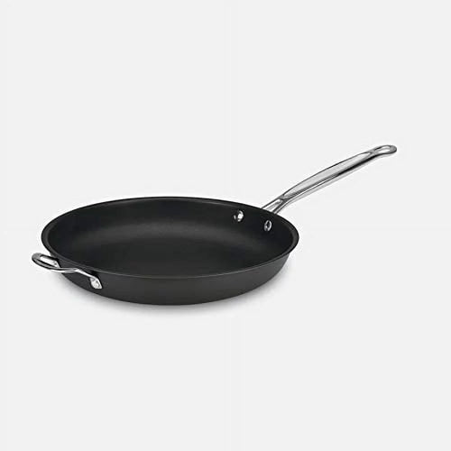 14-Inch Nonstick Hard-Anodized Open Skillet with Helper Handle B475