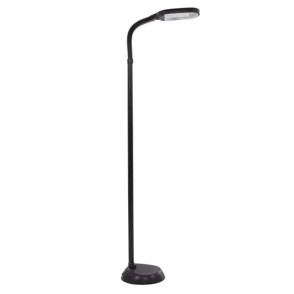 Black Floor Lamp with Bendable Neck A922117